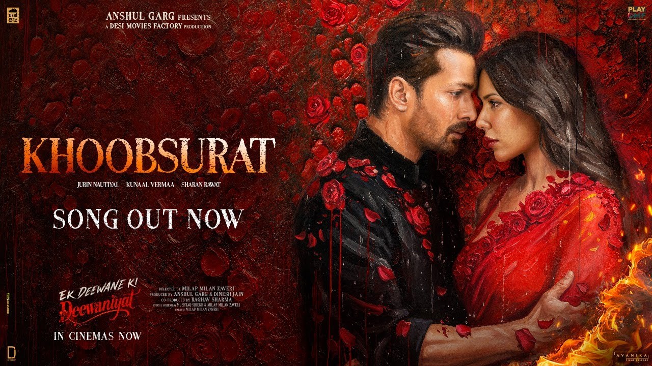 KHOOBSURAT - Ek Deewane Ki Deewaniyat | Harshvardhan Rane & Sonam Bajwa | Jubin | Kunaal