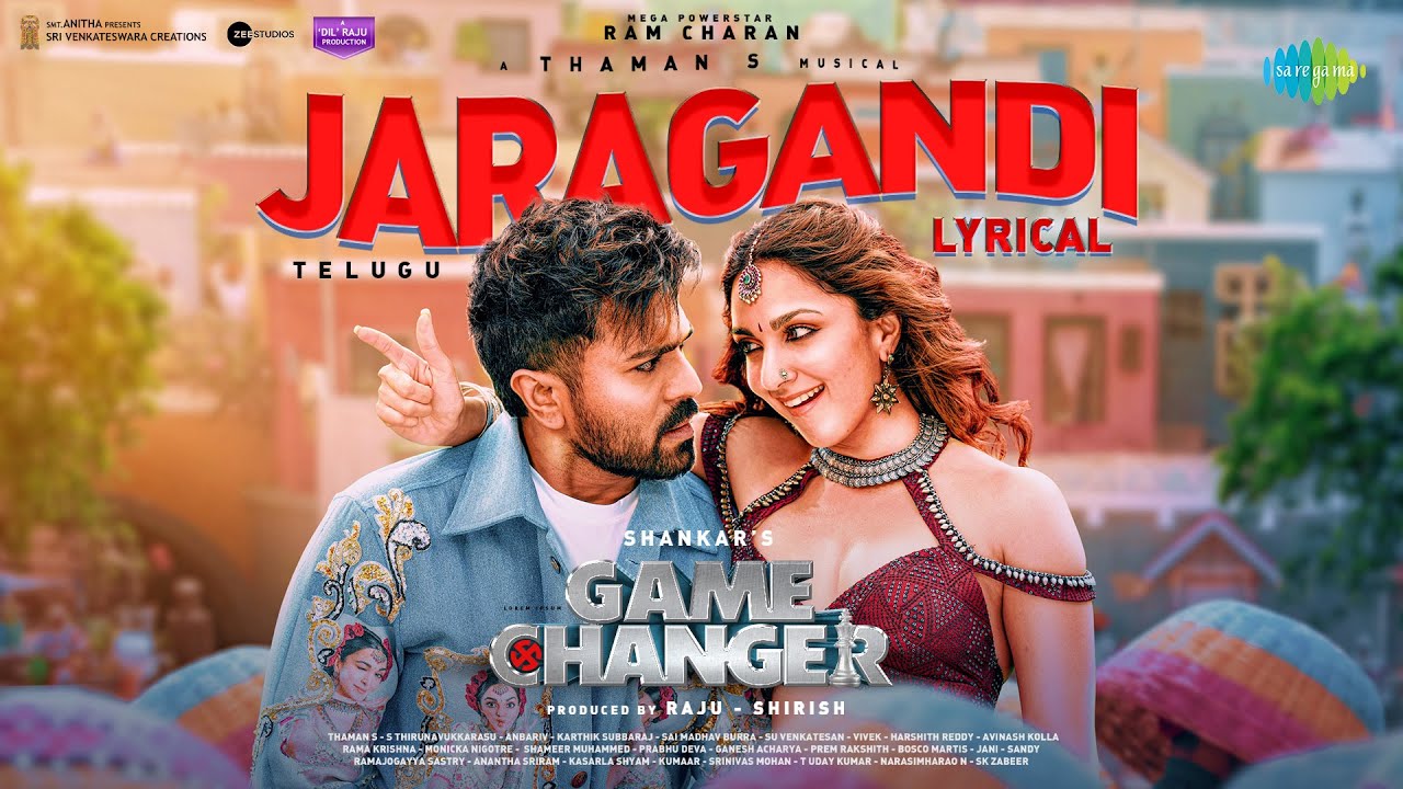 Jaragandi - Lyrical Video | Game Changer | Ram Charan | Kiara Advani | Shankar | Thaman S