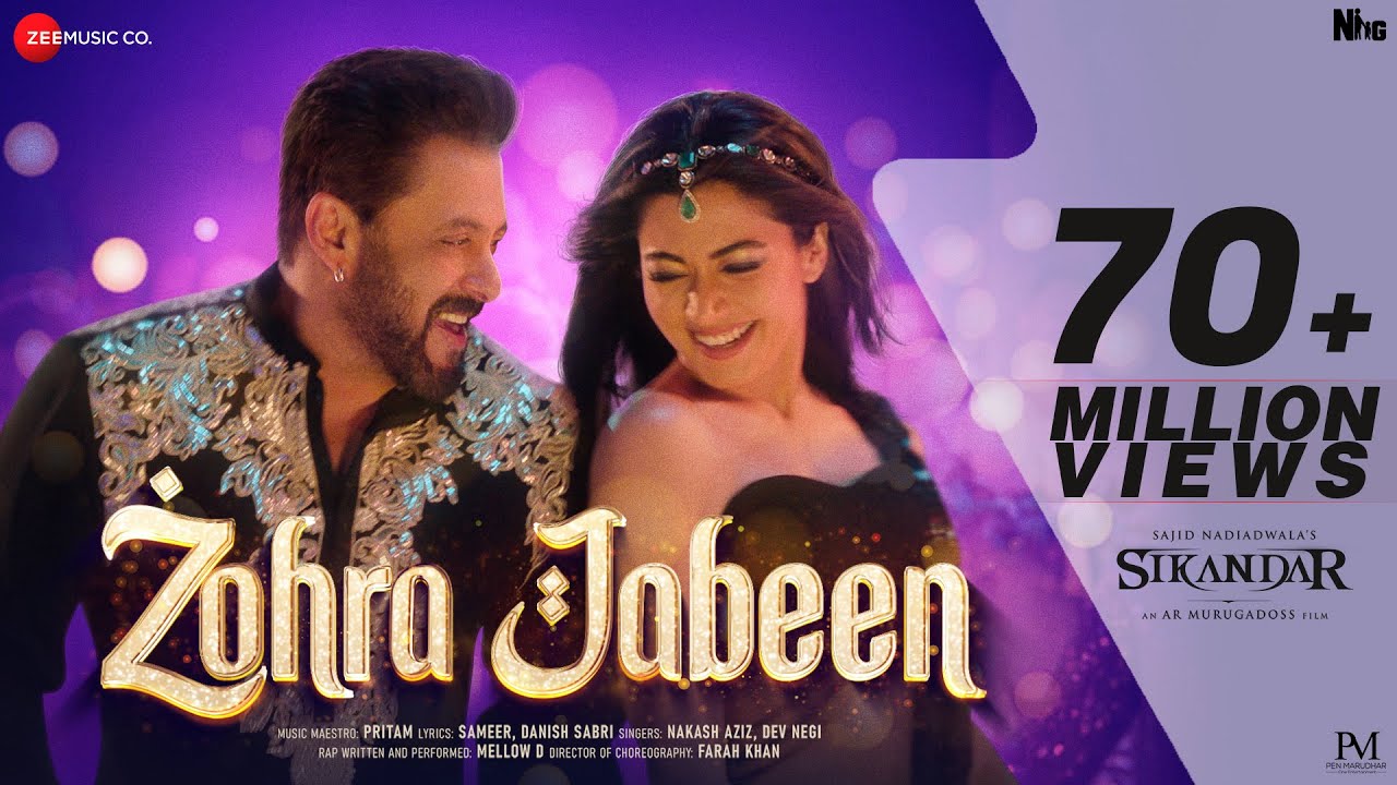 Zohra Jabeen | Sikandar | Salman Khan, Rashmika| Pritam|Nakash, Dev, Mellow D| Sajid N|AR Murugadoss