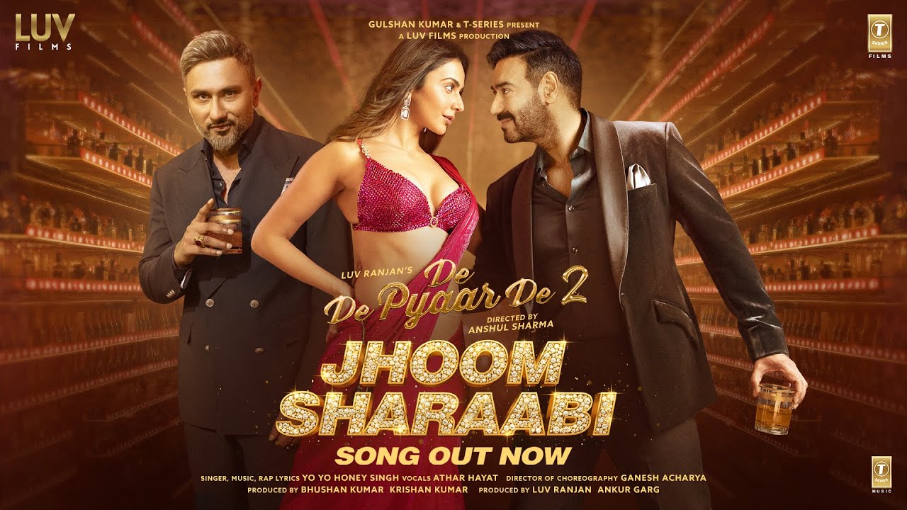 Jhoom Sharaabi (Song)– De De Pyaar De 2 | Ajay Devgn, Rakul Preet Singh | Yo Yo Honey Singh | 14 Nov