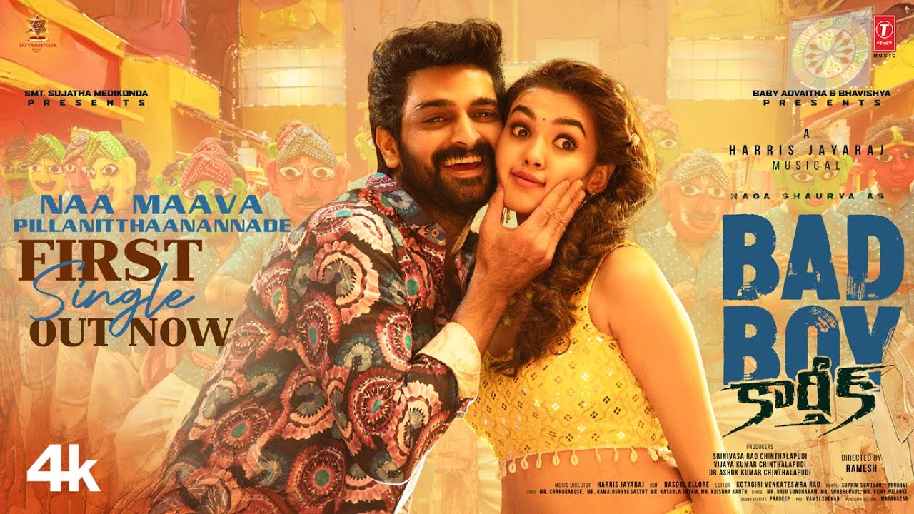 Naa Maava Pillanitthaanannade - Lyrical | Bad Boy Karthik | Naga Shaurya |Harris Jayraj |Vidhi yadav