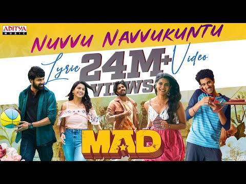 Nuvvu Navvukuntu Lyric Video | MAD | Kalyan Shankar | S. Naga Vamsi | Bheems Ceciroleo