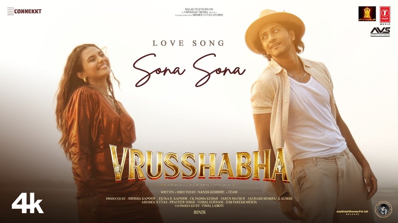 Sona Sona | Vrusshabha Love Song (Hindi)| Mohanlal | Nanda Kishore | Samarjit L | Nayan S | 25th Dec