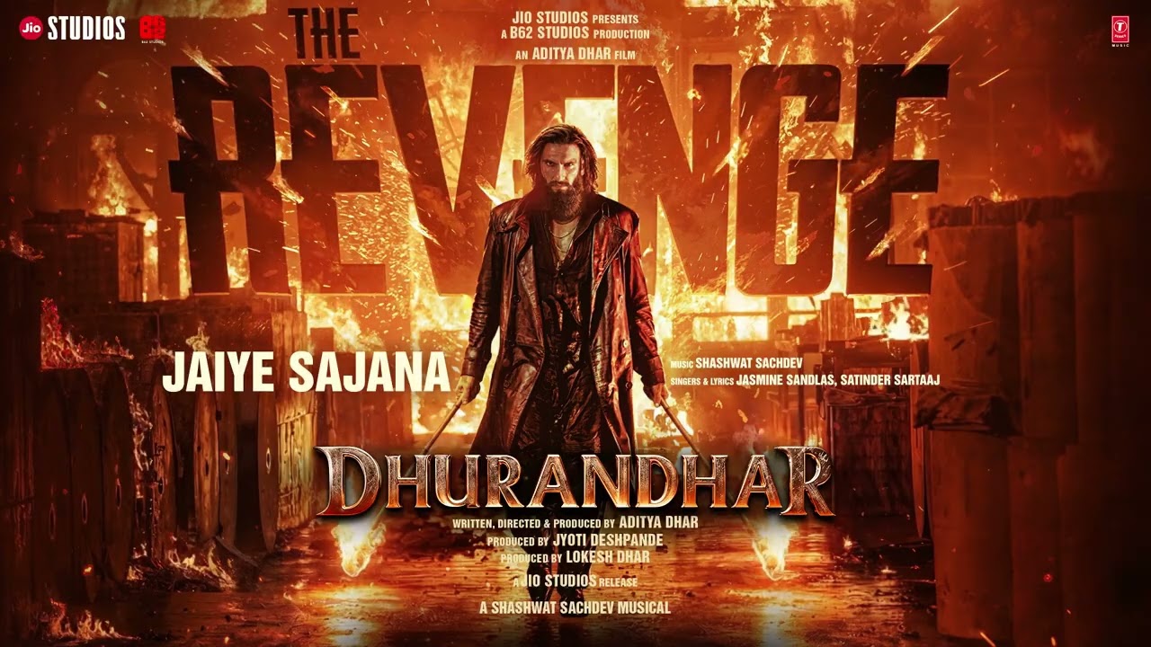 Jaiye Sajana (Audio): Dhurandhar The Revenge | Shashwat Sachdev | Jasmine Sandlas, Satinder Sartaaj