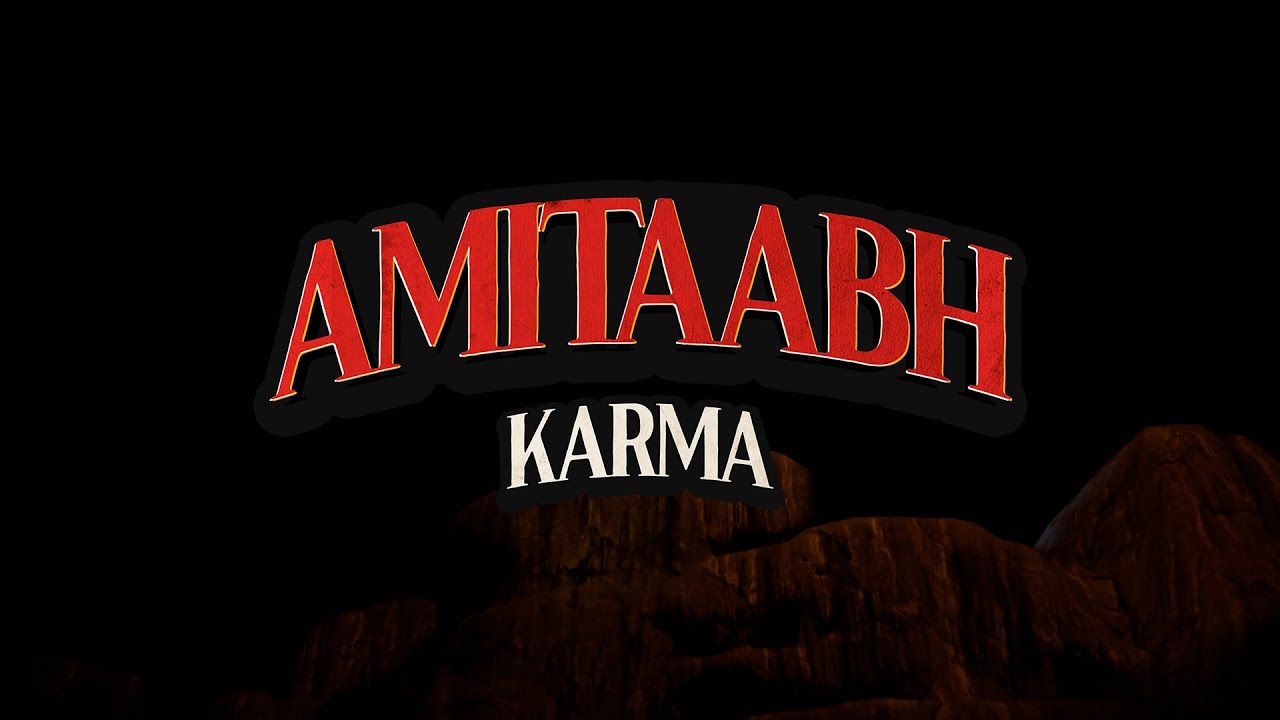 AMITAABH - KARMA | Official Visualizer | 2025 |
