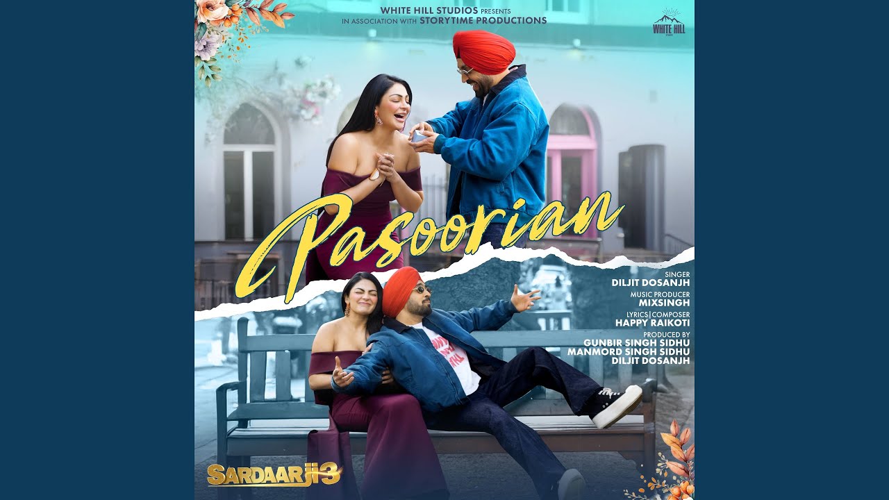 DILJIT DOSANJH : PASOORIAN (Full Video) MixSingh | Happy Raikoti | Punjabi Song