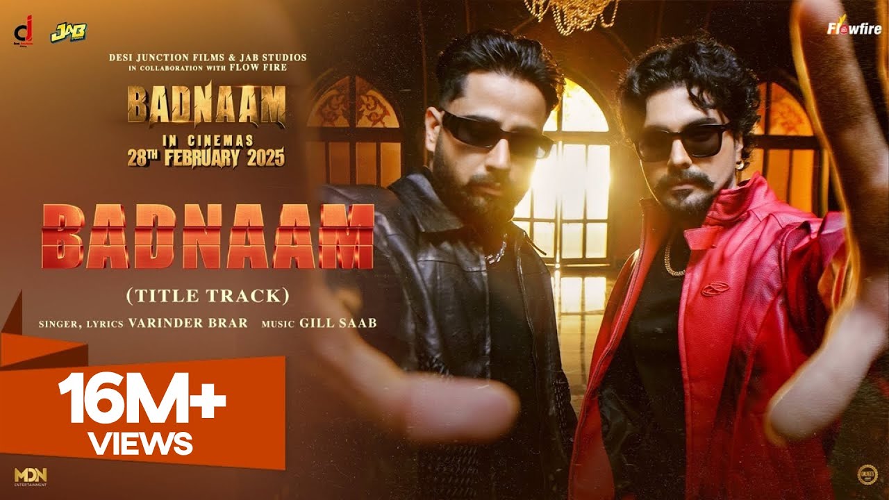 Badnaam (Title Track) Varinder Brar | Jayy Randhawa | New Punjabi Songs 2025 - Latest Punjabi Songs