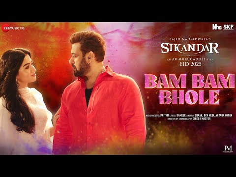 Bam Bam Bhole | Sikandar | Salman Khan & Rashmika Mandanna | Pritam | Shaan & Dev Negi