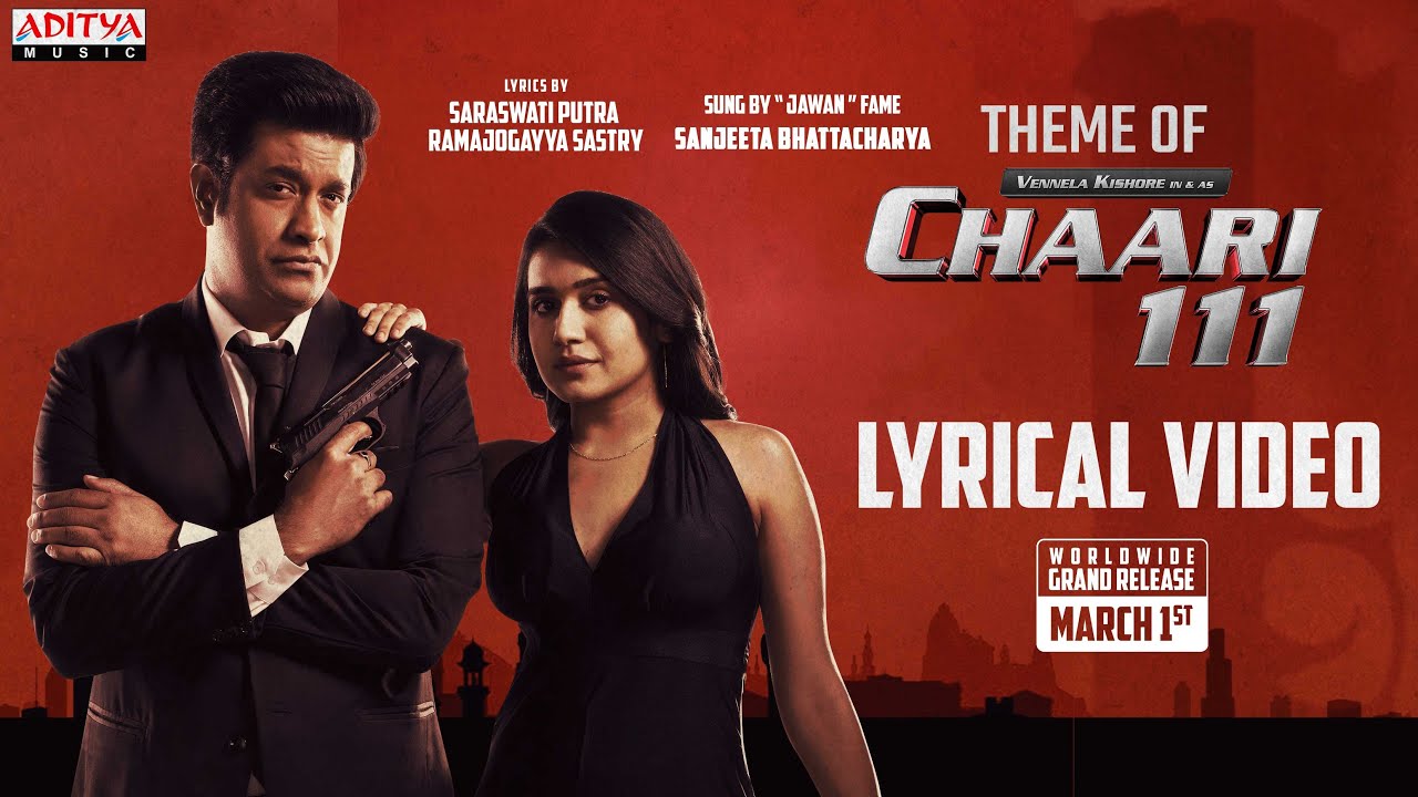 Theme Of Chaari 111 | Vennela Kishore | Simon K King | Ramajogayya Sastry | Sanjeeta Bhattacharya