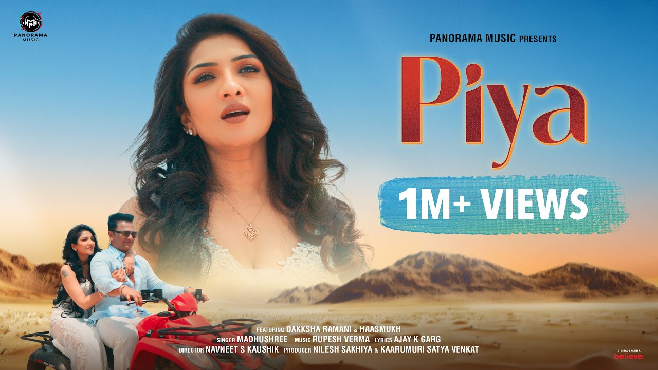 PIYA (Official Music Video) Dakksha | Madhushree | Navneet S Kaushik | Panorama Music