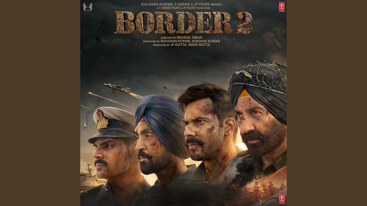 BORDER 2: Ishq Da Chehra | Sunny Deol, Varun D, Diljit Dosanjh, Ahan S | Sachet - Parampara, Kausar