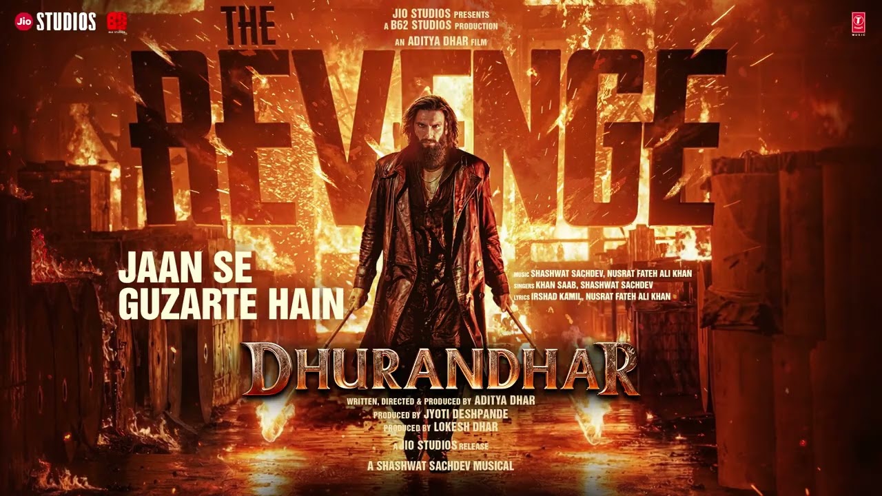 Jaan Se Guzarte Hain (Audio): Dhurandhar The Revenge | Shashwat S | Nusrat Fateh Ali,Khan S,Irshad K