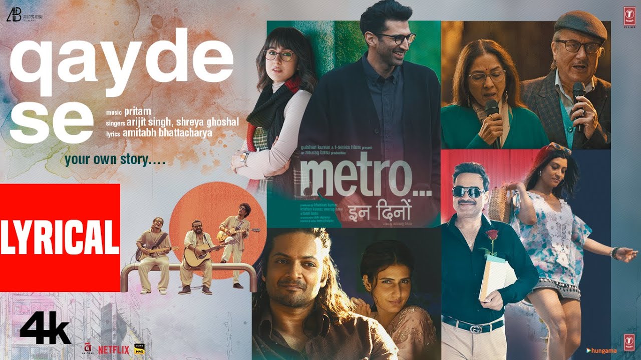 Qayde Se (Lyrical Video): Arijit Singh | Pritam | Amitabh Bhattacharya | Metro…In Dino | Anurag Basu