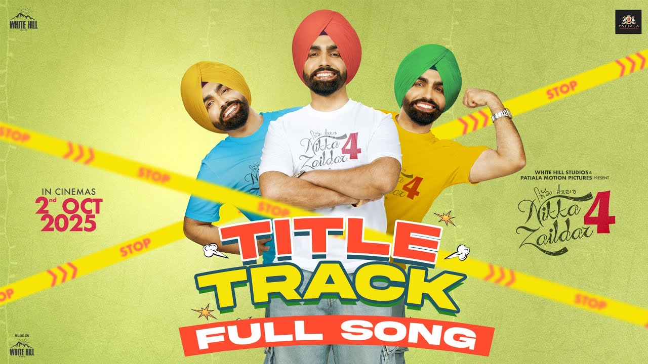 NIKKA ZAILDAR 4: TITLE TRACK | Navi Sran | Jaggi Sanghera | Avvy Sra | In Cinemas 2 October