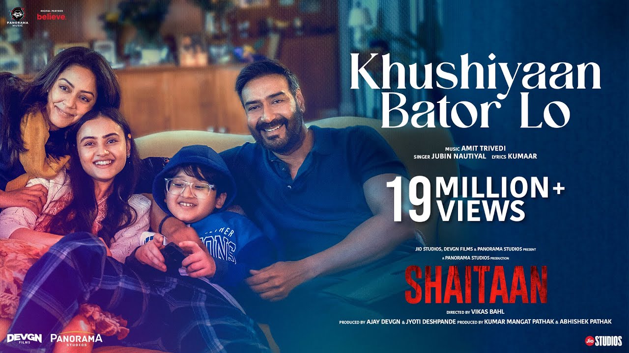 Shaitaan: Khushiyaan Bator Lo (Song) | Ajay Devgn, R. Madhavan, Jyotika | Amit T, Kumaar | Jubin N