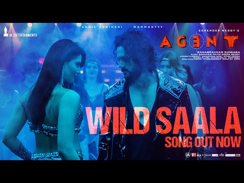 Wild Saala Video Song [4K]| Agent | Akhil Akkineni | Urvashi Rautela|Surender Reddy|Bheems Ceciroleo