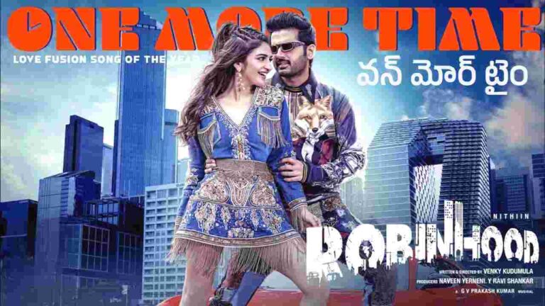 One More Time (వన్ మోర్ టైం) Song Lyrics - Robinhood