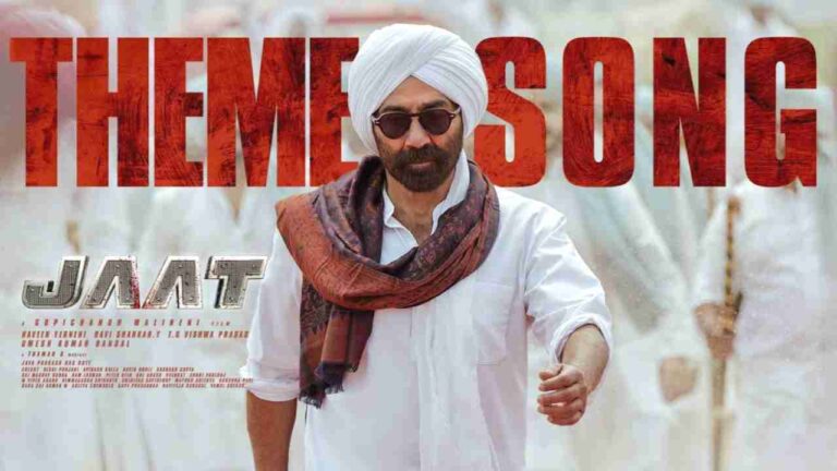 Thumbnail of Jaat Theme Song Lyrics in Hindi from Jaat (2025)