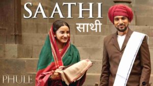 Thumbnail of Saathi Lyrics in Hindi from Phule (2025)