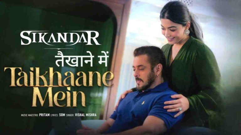 Thumbnail of Taikhaane Mein Lyrics in Hindi from Sikandar (2025)
