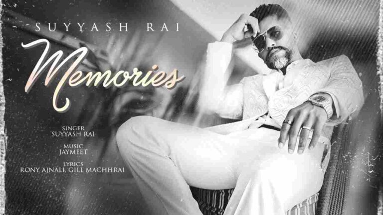Thumbnail of Memories Lyrics - Suyyash Rai