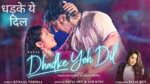Dhadke Yeh Dil Lyrics in Hindi - Payal Dev, Ash King
