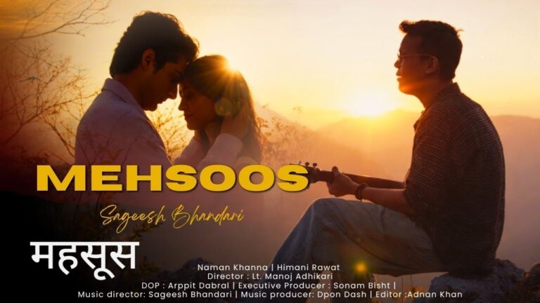 Mehsoos Lyrics – Sageesh Bhandari