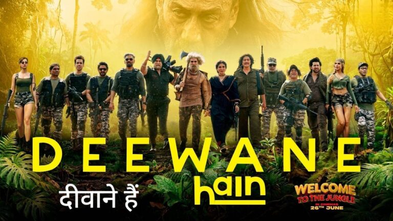 Deewane Hain Lyrics – Welcome To The Jungle (2026) | Amruta Fadnavis, Anand Raaj Anand