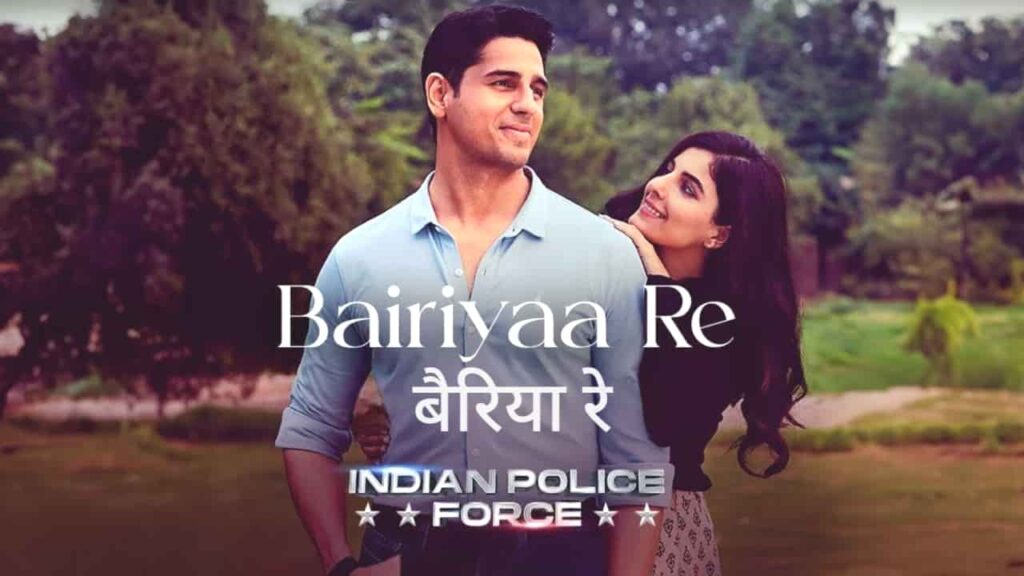 Bairiyaa Re Song Lyrics in Hindi - Indian Police Force (2024) | Vishal Mishra