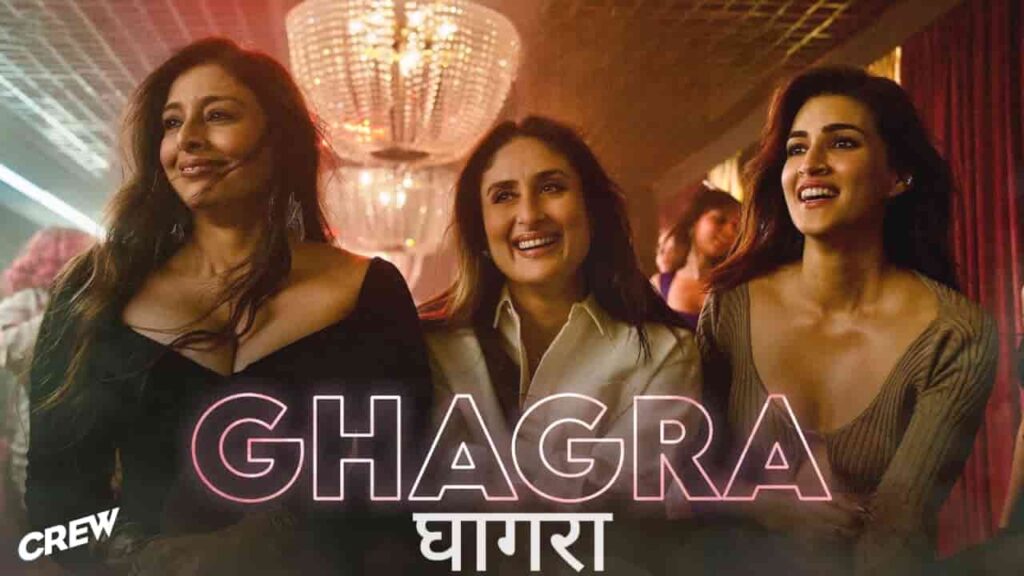 Ghagra Song Lyrics in Hindi - Crew (2024) | Romy, Srushti Tawade