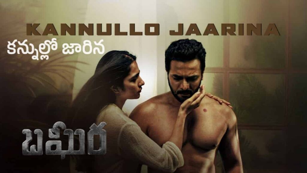 Kannullo Jaarina Song Lyrics in Telugu - Bagheera (2024) | Harshika Devanath