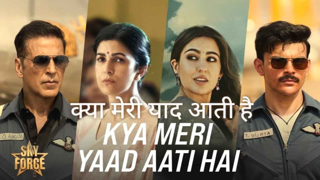 Kya Meri Yaad Aati Hai Lyrics in Hindi - Sky Force (2025) | Vishal Mishra