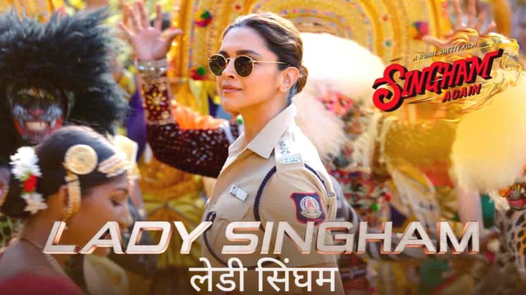 Lady Singham Lyrics in Hindi - Singham Again (2024) | Santhosh Venky