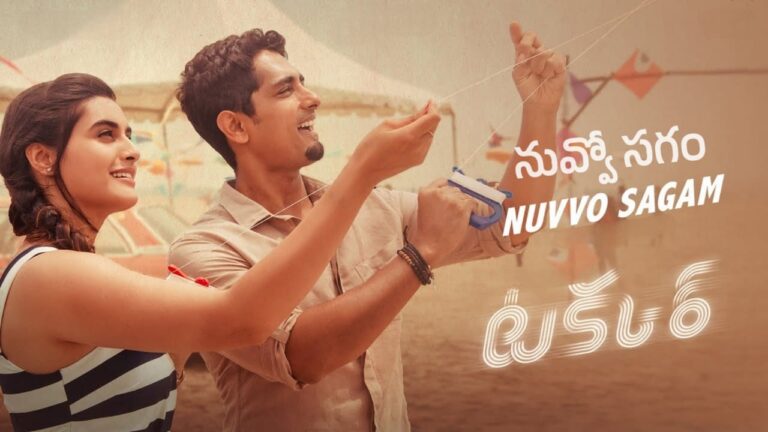 Nuvvo Sagam Song Lyrics in Telugu - Takkar (2023) | Sanjith Hegde, Siddharth, Malvi Sundaresan