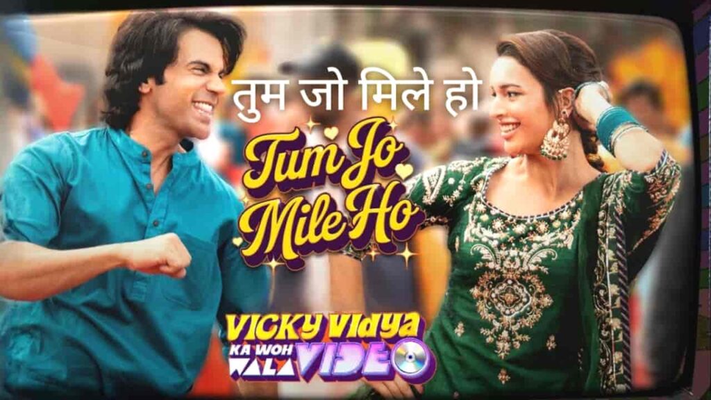 Tum Jo Mile Ho Lyrics in Hindi - Vicky Vidya Ka Woh Wala Video (2024) | Vishal Mishra, Sachin-Jigar